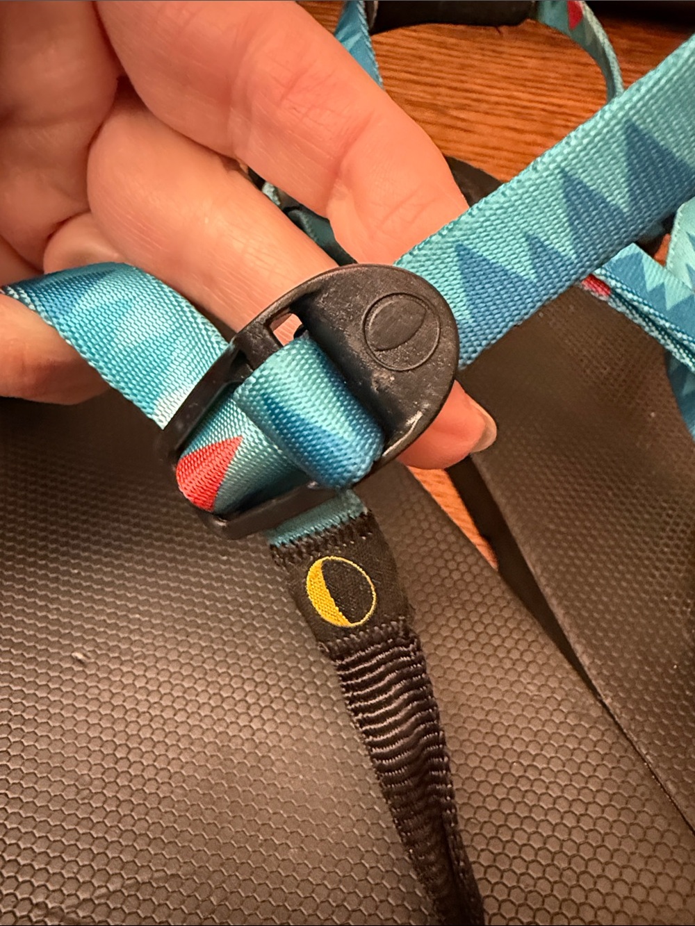 LUNA Mono Winged Edition Mountain Crystal Vibram Barefoot Trail Sandals 10 1/2 - Picture 7 of 11